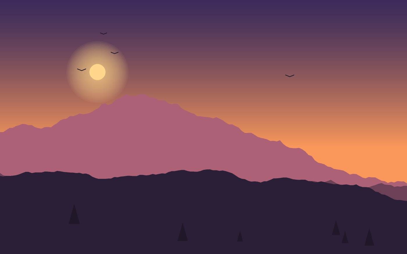 Landschapsillustratie