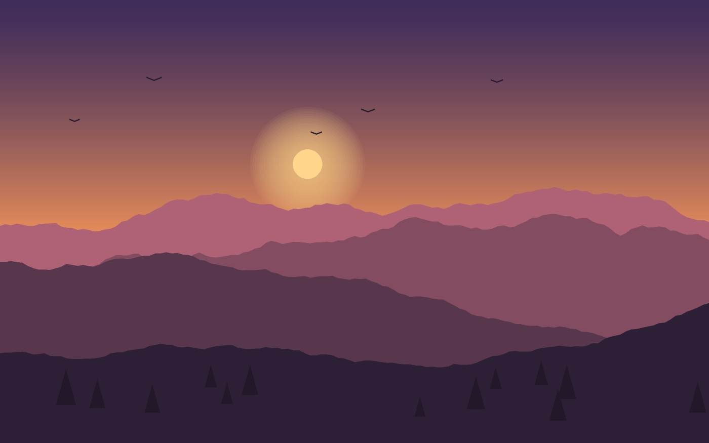 Landschaftsillustration