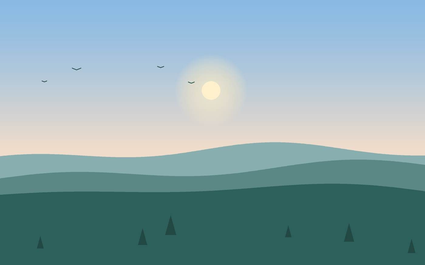 Landschaftsillustration