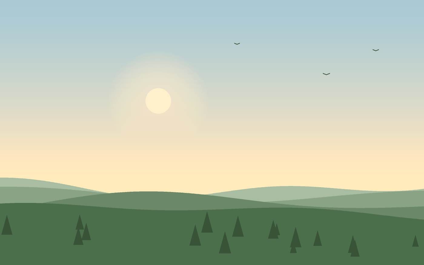 Landschaftsillustration