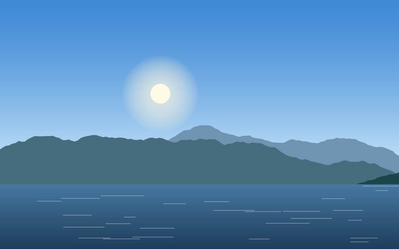 Landschapsillustratie