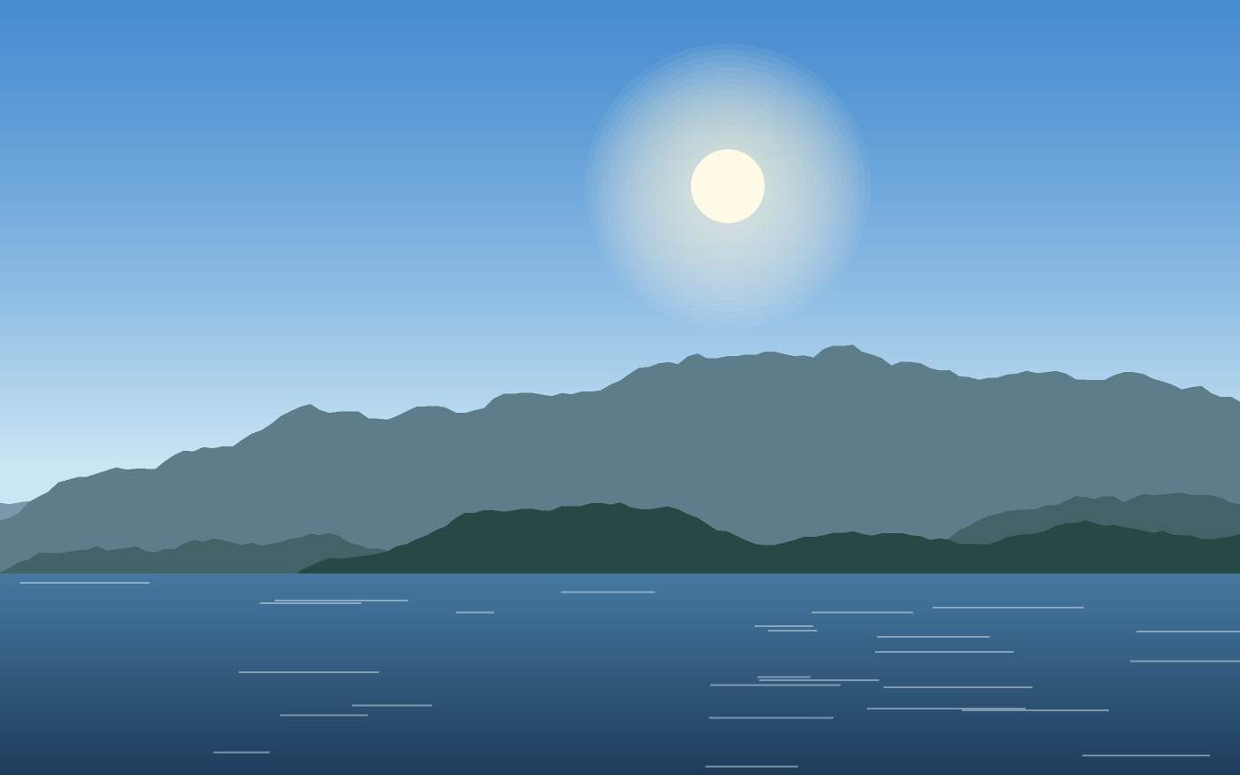 Landschapsillustratie
