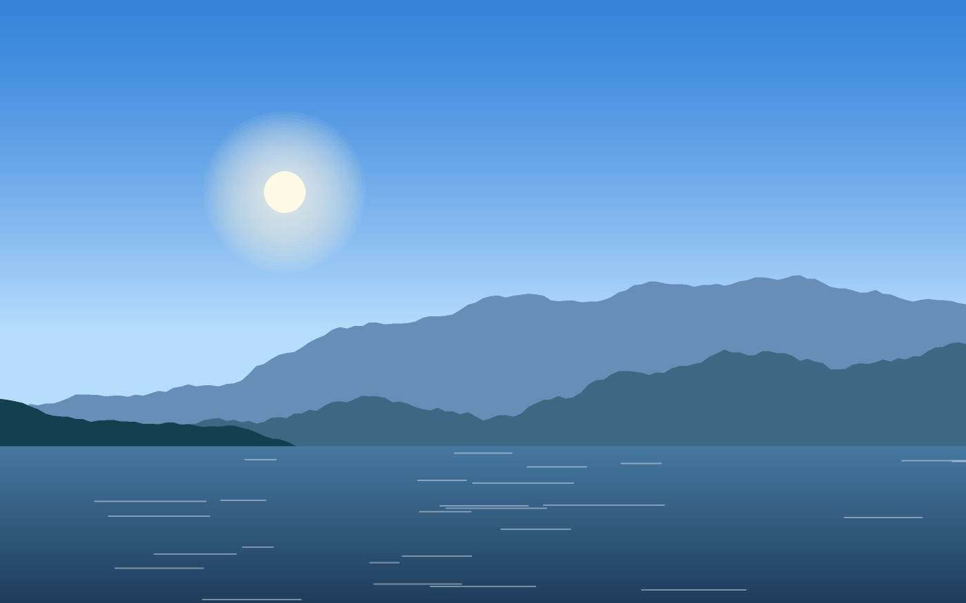 Landschapsillustratie
