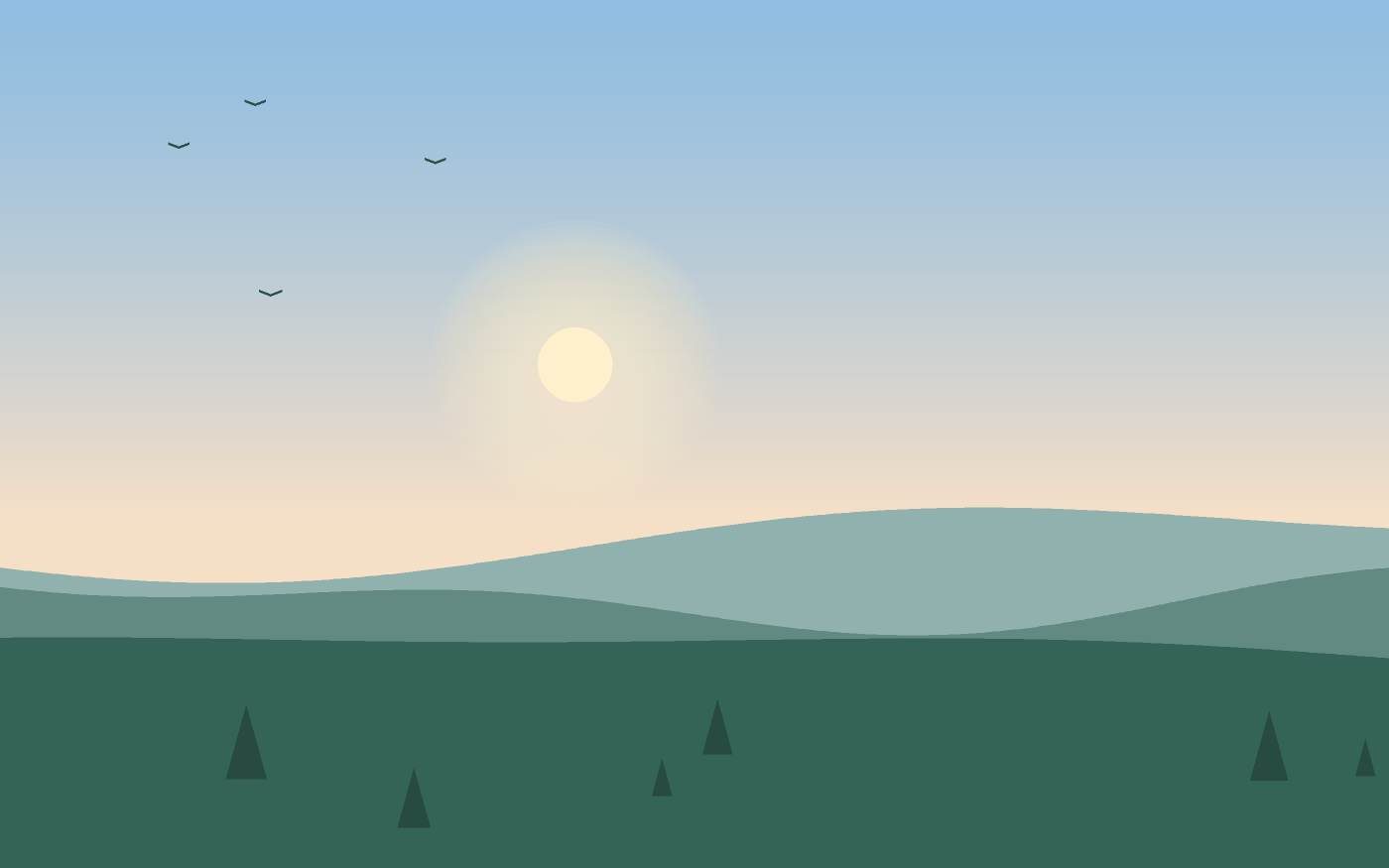 Ilustracja krajobrazu