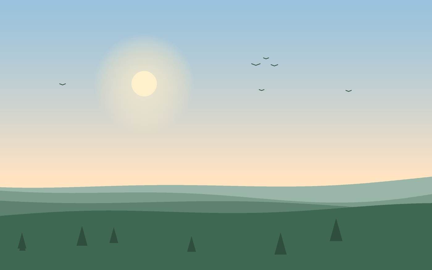 Landskapsillustration